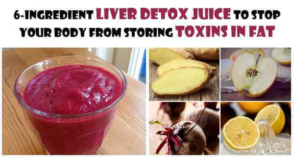 6-Ingredient Lemon-Ginger Liver Detox Juice to Stop Your Body From STORING Toxins in FAT