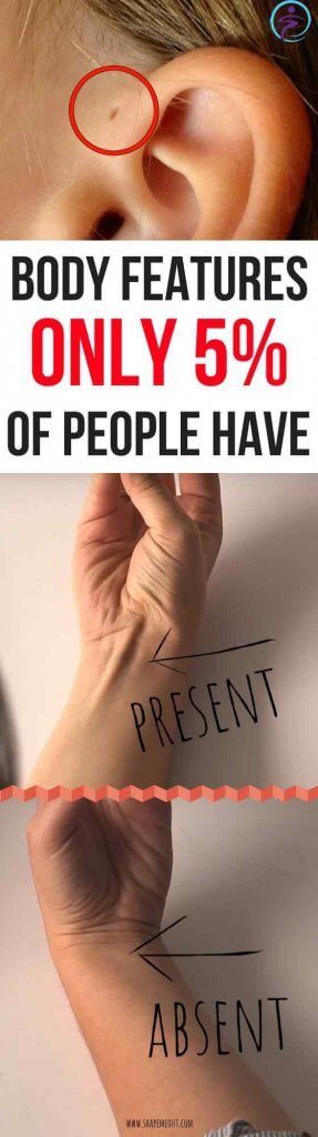 There are a lot of rare body features in our bodies that we don’t know and they can be fascinating and weird at the same time.